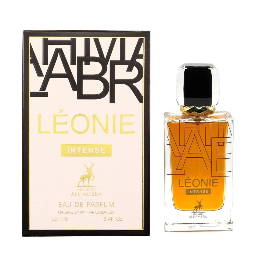 Maison Alhambra Leonie Intense close-up of nozzle highlighting precise spray and quality