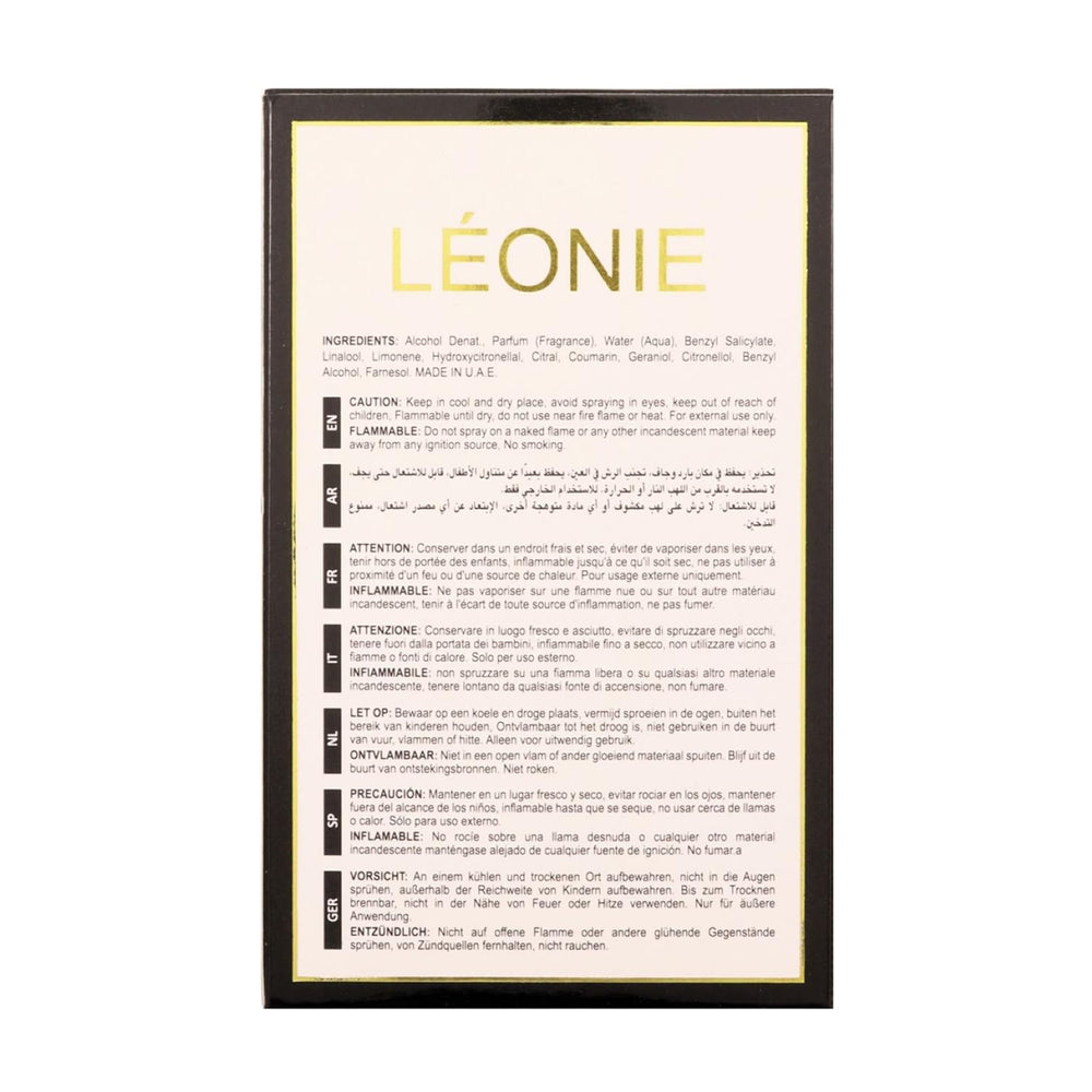 Maison Alhambra Leonie Intense lifestyle evening scene conveying luxury and long-lasting scent