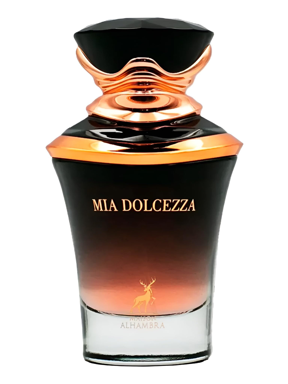 Maison Alhambra front bottle showing label and elegant glass for clear presentation