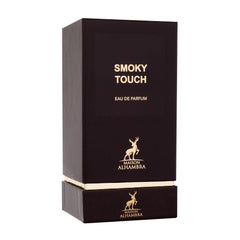 Maison Alhambra bottle front view showing elegant flacon and warm vanilla-tobacco vibe