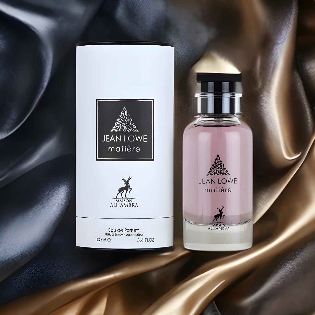 Maison Alhambra perfume being sprayed on wrist conveying easy application and lasting scent