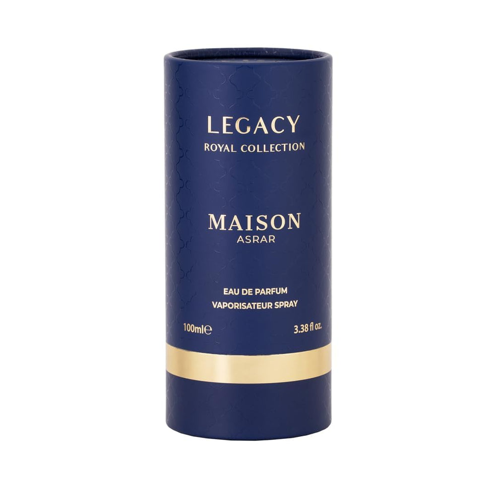 MAISON ASRAR fragrance on dresser in lifestyle scene conveying warm, sophisticated ambiance