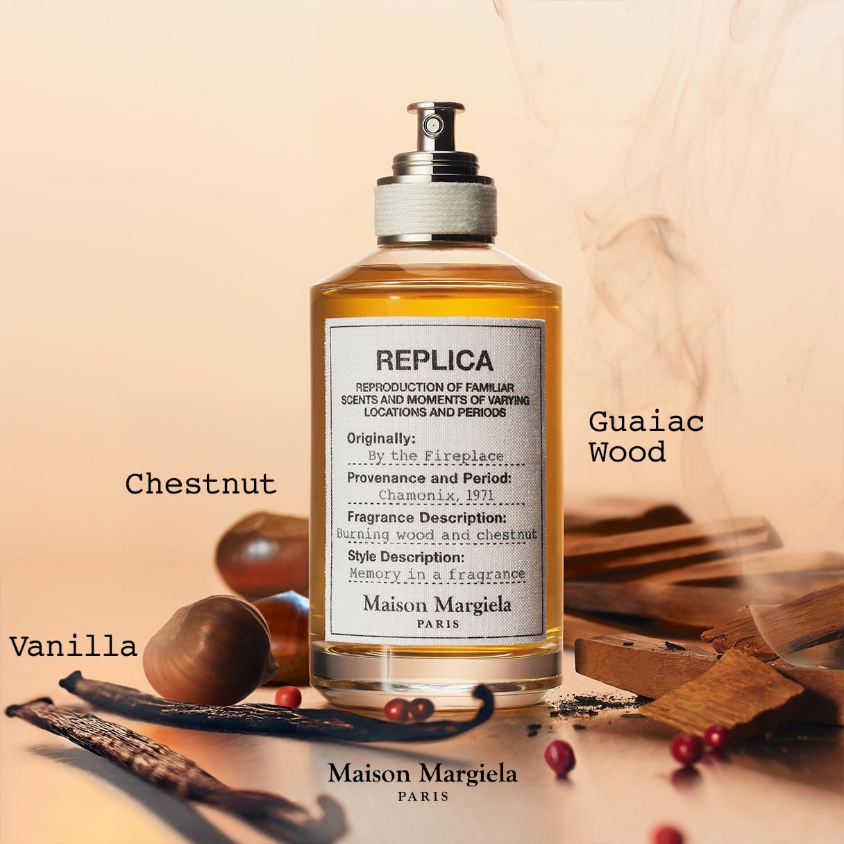 Maison Margiela bottle held in hand to show size and travel-friendly benefit