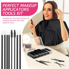 Maitys eyeliner brush close-up with bendable wire for precise application