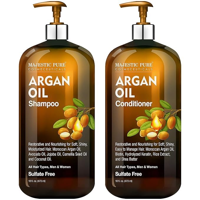 Majestic Pure front packaging showing both 16 fl oz bottles and benefits