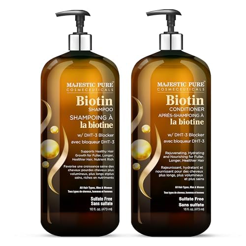 Majestic Pure shampoo pump dispensing gentle lather for easy cleansing