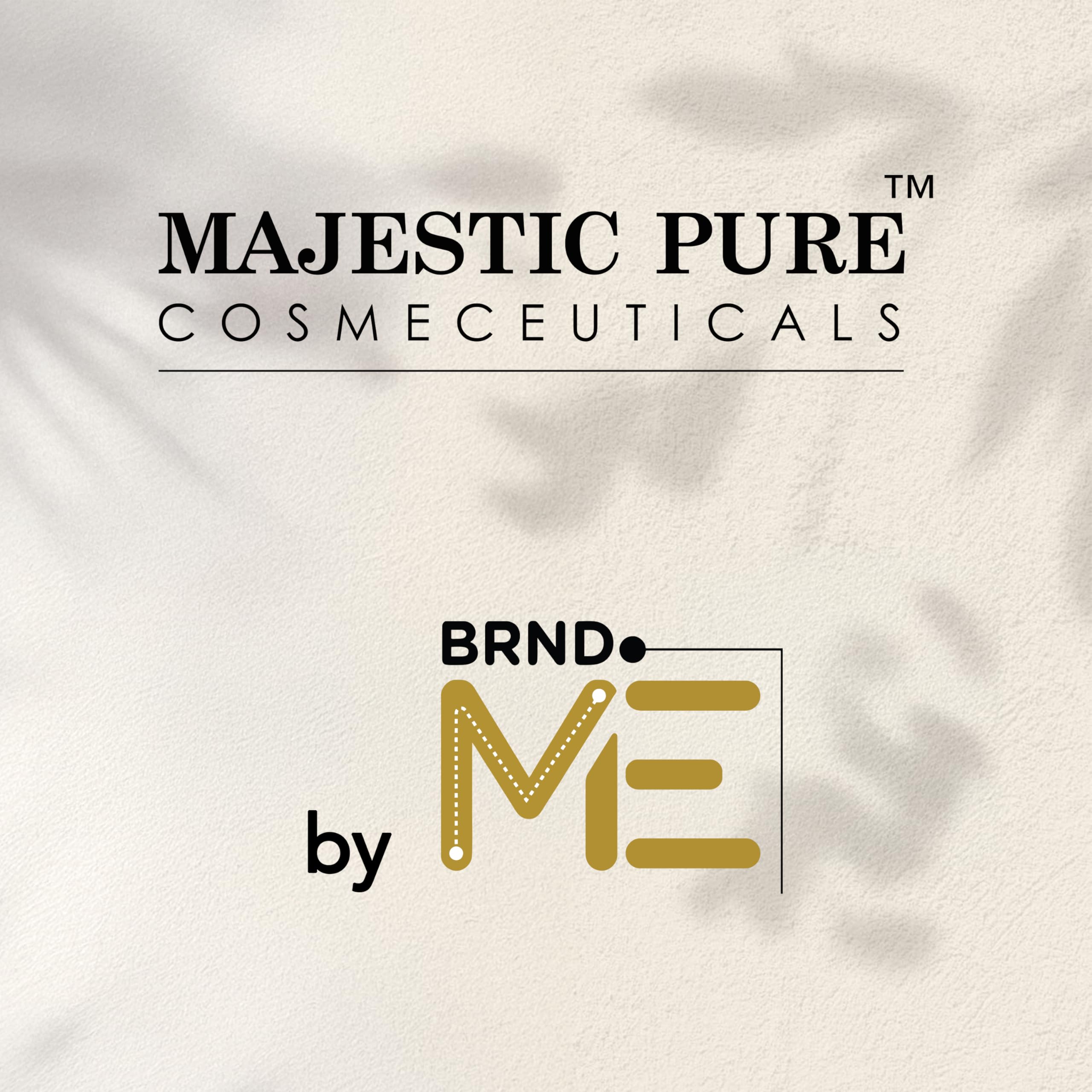 Majestic Pure hands applying wash in shower illustrating easy daily use benefit