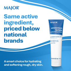 MAJOR cream texture close-up showing smooth spreadability for softer skin