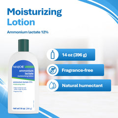 MAJOR lotion on hand showing quick absorption and hydration benefit