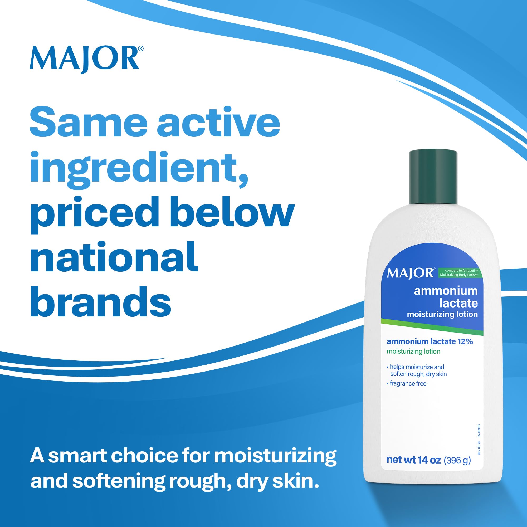 MAJOR close-up of lotion texture demonstrating smooth, spreadable consistency