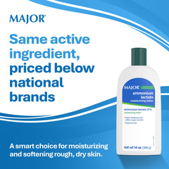 MAJOR close-up of lotion texture demonstrating smooth, spreadable consistency
