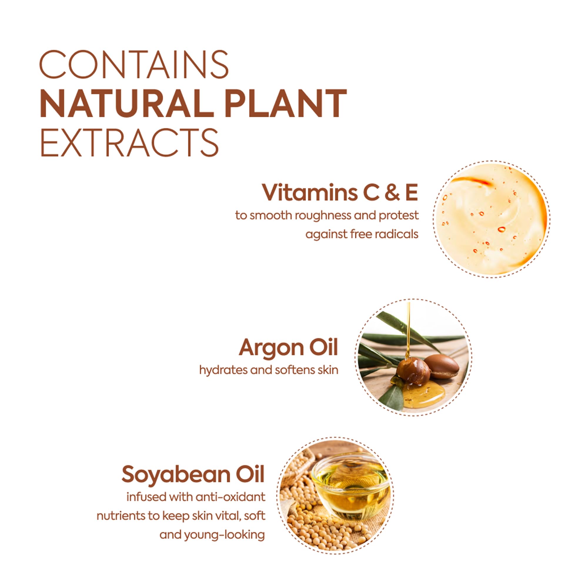 MAKARI bottle label detail focusing on botanical ingredients and benefits