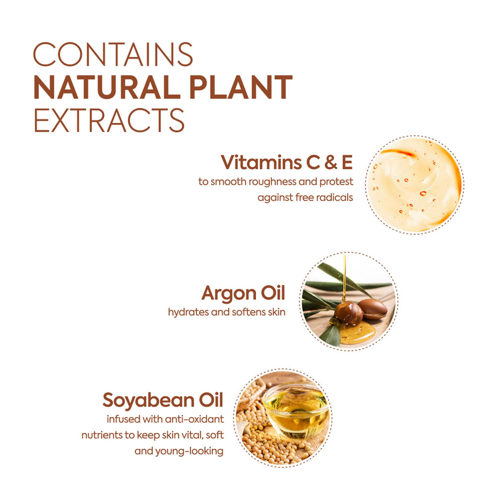 MAKARI bottle label detail focusing on botanical ingredients and benefits