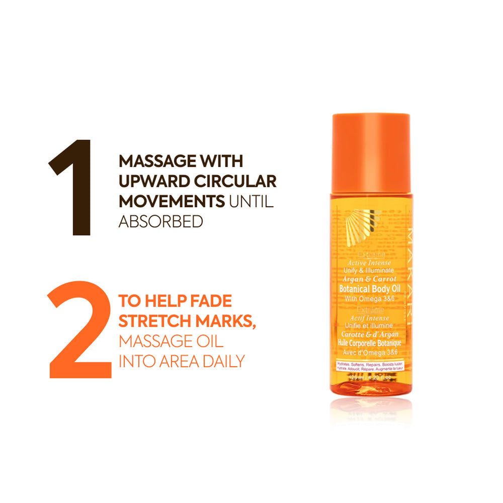 MAKARI oil dropped on hand illustrating silky texture and easy spreadability
