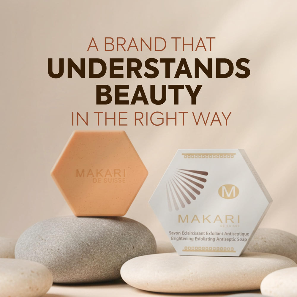 MAKARI back label close-up listing ingredients for informed choice