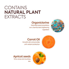 MAKARI soap side label visible listing Organiclarine and botanical ingredients
