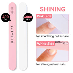 Makartt 100/180 sanding buffer texture for effective acrylic and gel shaping
