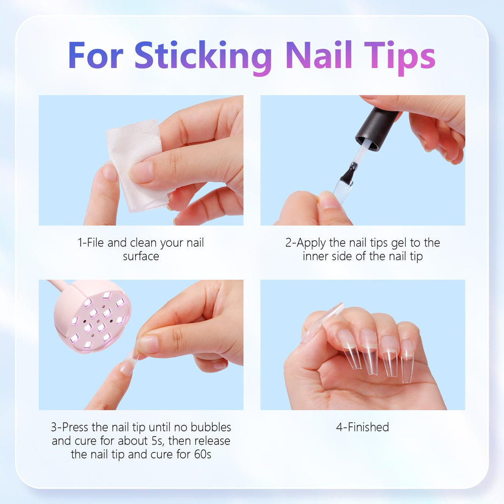 Makartt angled curing demo targeting a single nail showing focused curing benefit