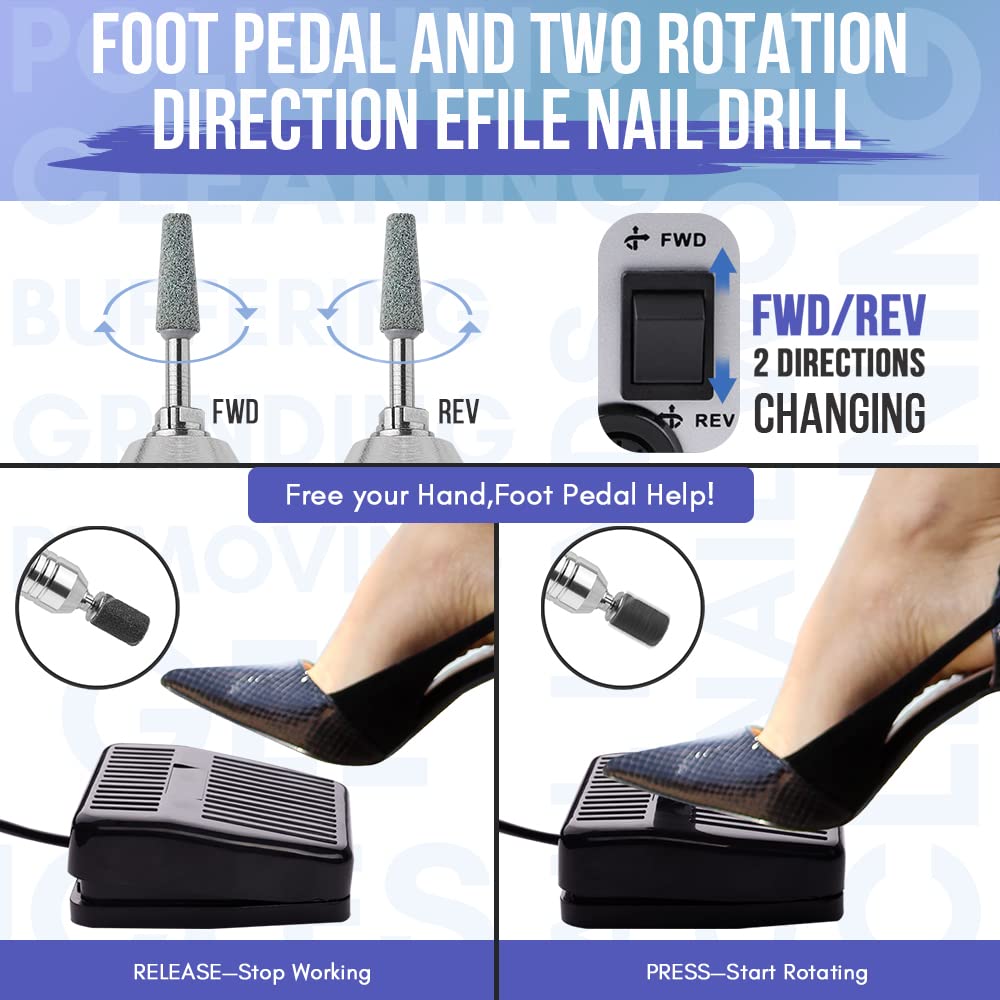 Makartt foot pedal with cable, enables hands-free speed control