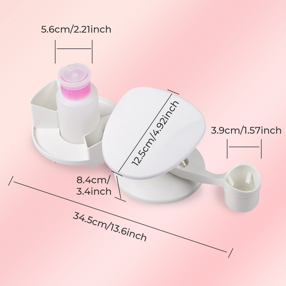 Makartt in use with technician painting nails for improved control and posture
