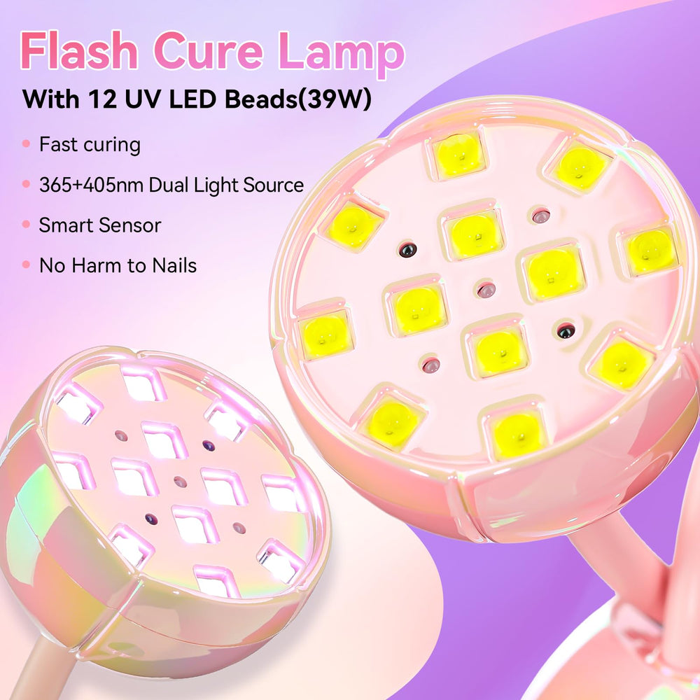 Makartt LED bead closeup displaying dual-spectrum lights for even cure
