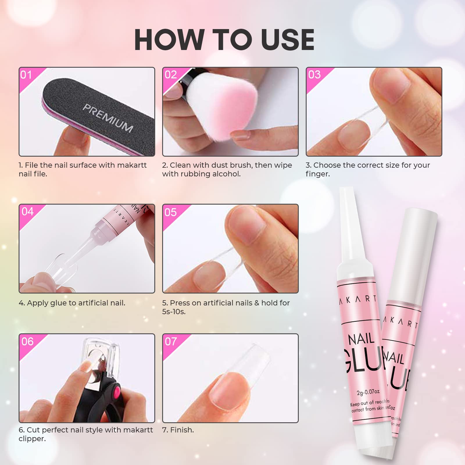 Makartt tube held in hand for size comparison and travel-friendly advantage