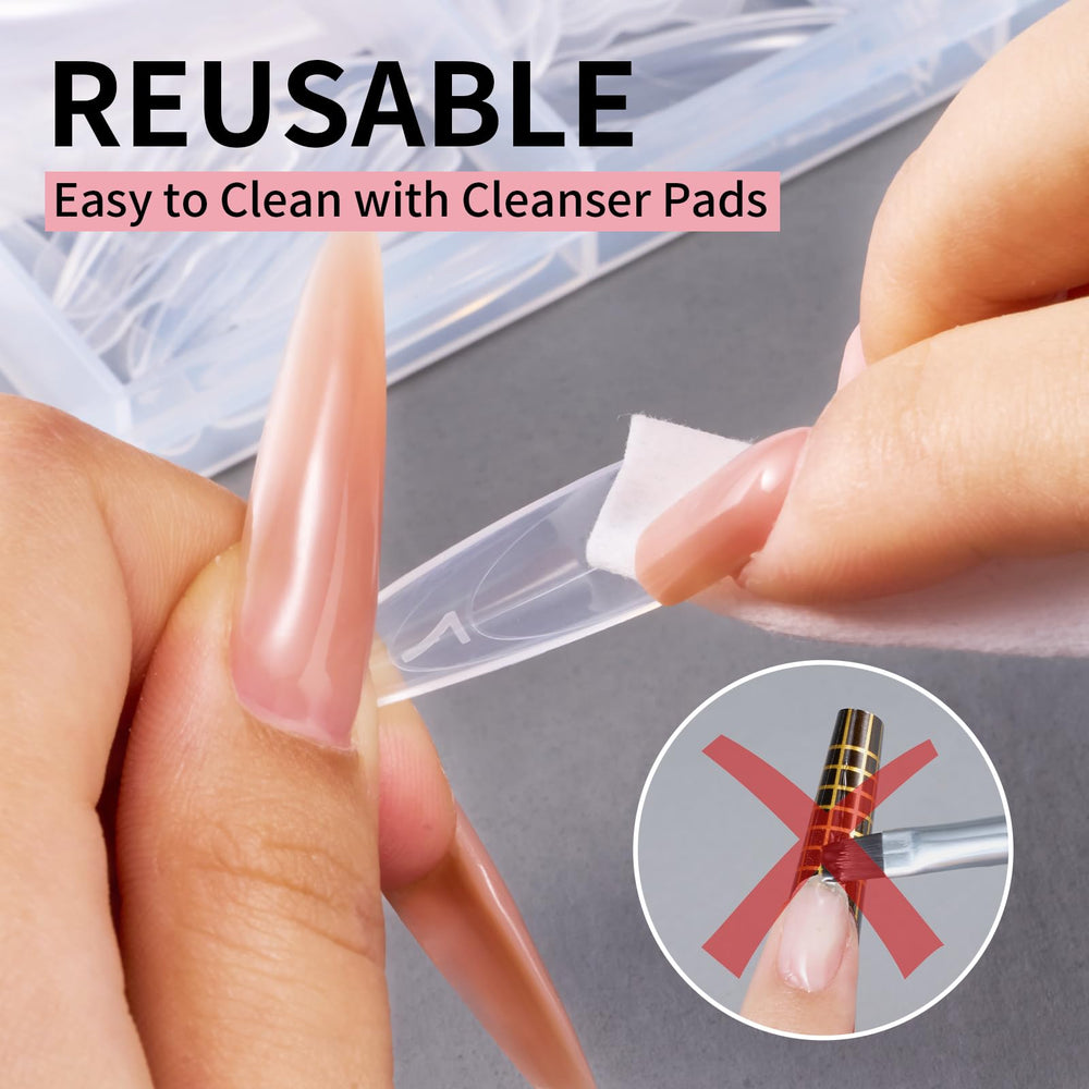 Makartt laid out 14 sizes displaying assortment for correct nail fit
