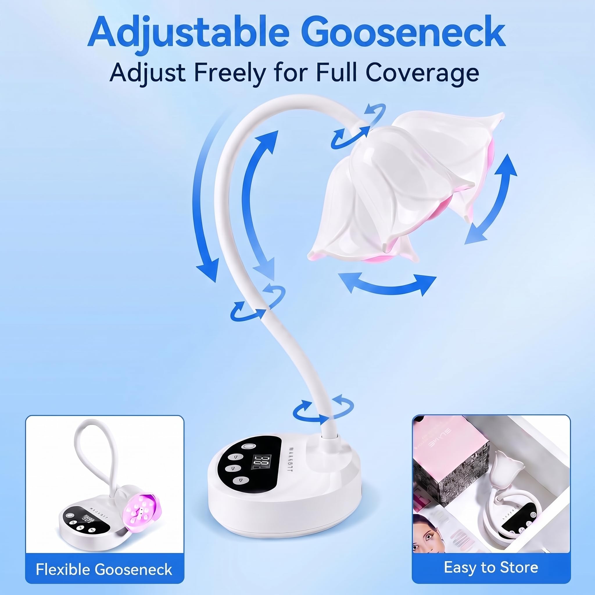 Makartt USB‑C port and cable illustrating fast rechargeable convenience