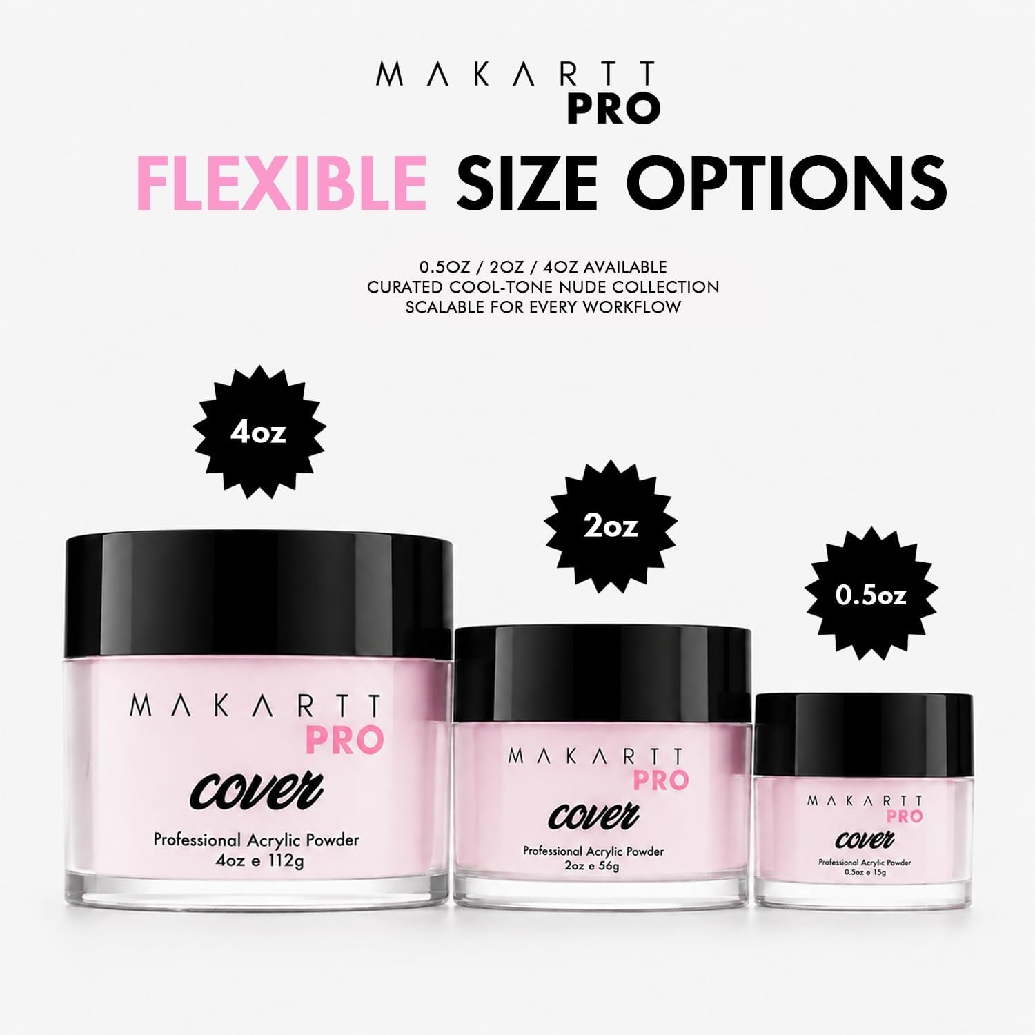 MakarttPro brush picking a bead of Cherry Mist powder showing predictable pickup for faster work