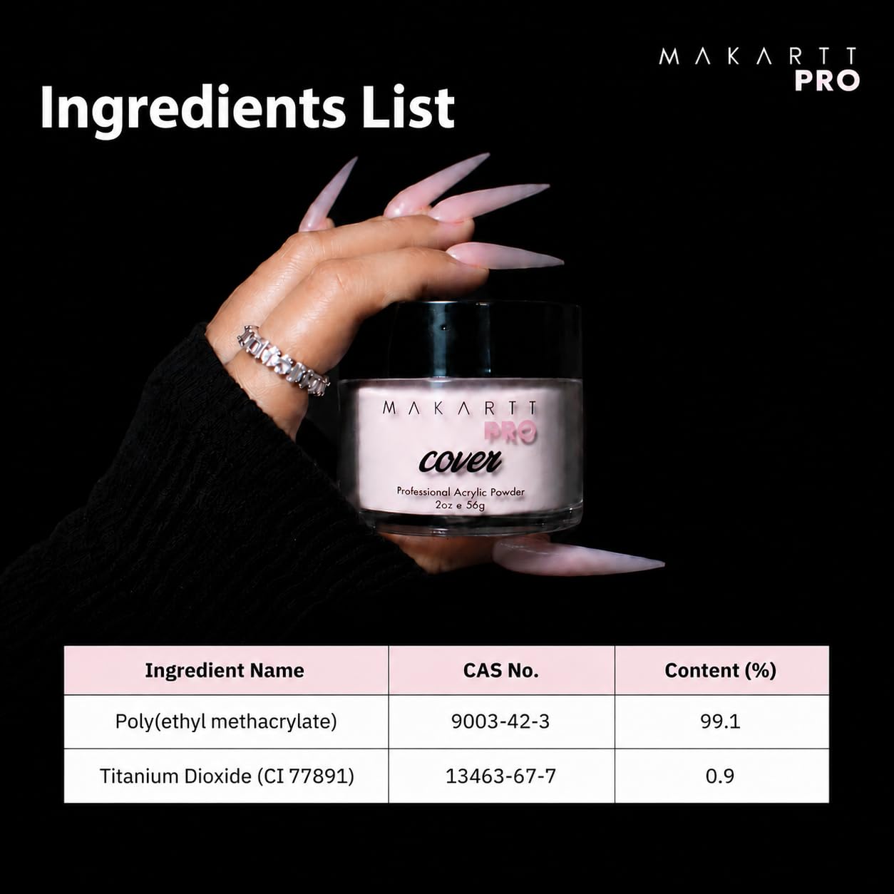 MakarttPro powder jar on salon station with tools showing professional context and workflow benefit