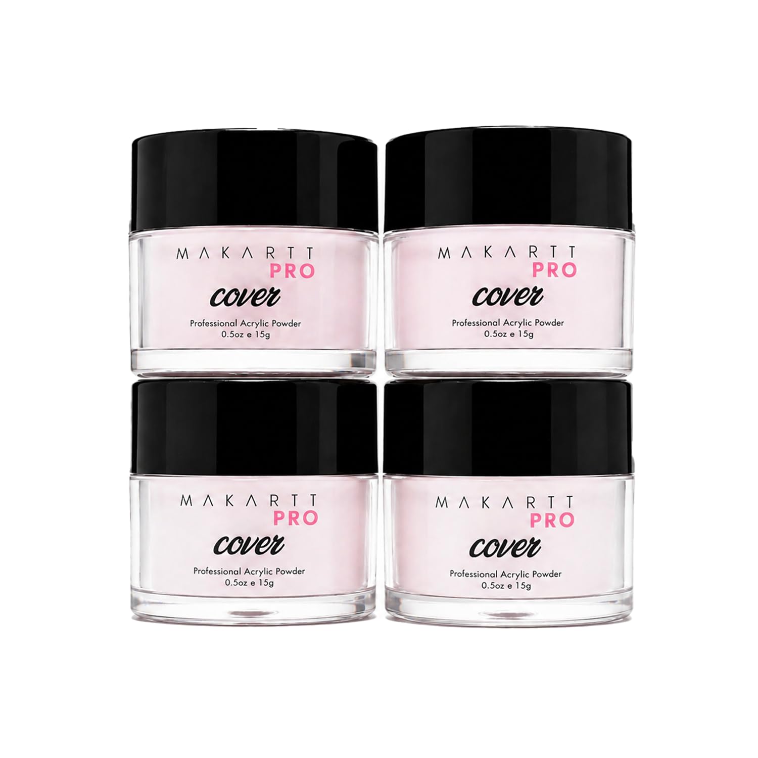 MakarttPro front packaging showing four cool-tone nude jars for easy selection