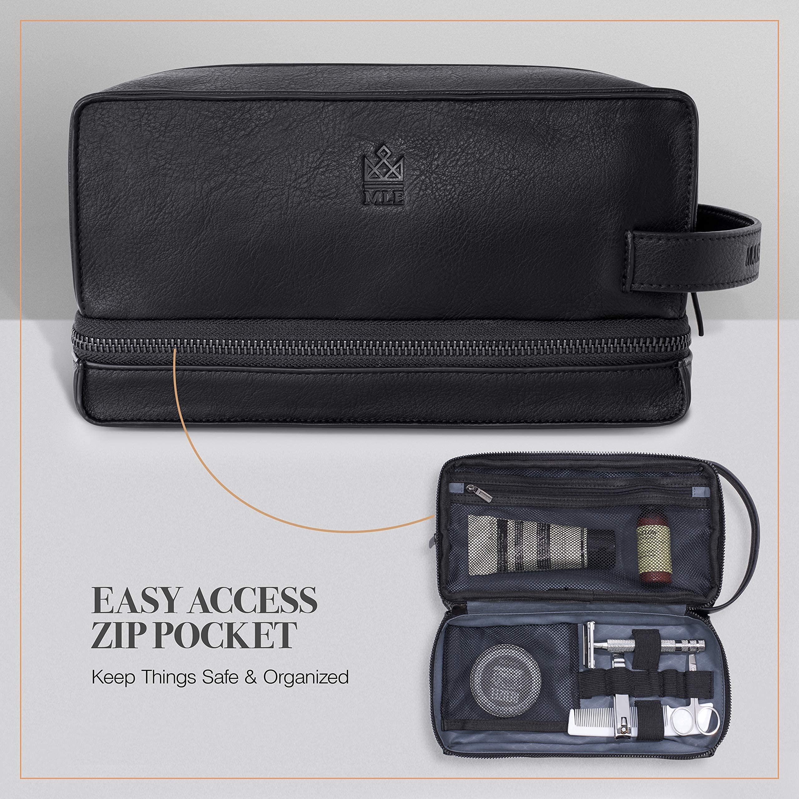 MAKE LIFE EXCLUSIVE waterproof nylon interior lining for quick wipe-clean benefit