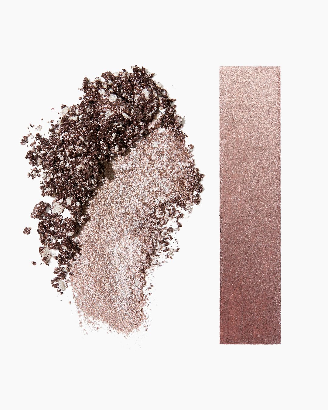 MAKE Quartz applied with brush showing smooth, even metallic coverage