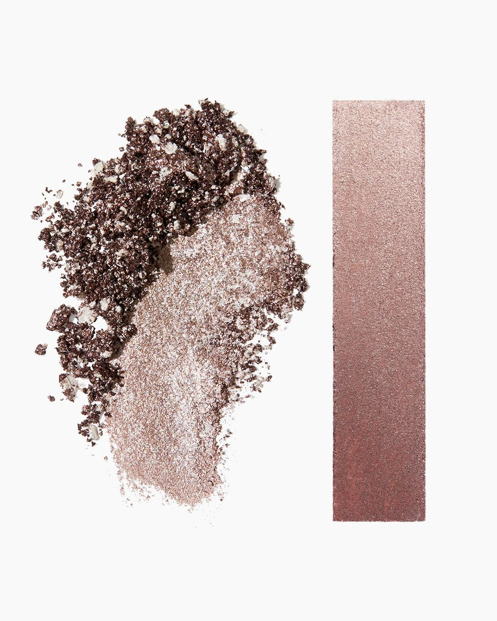 MAKE Quartz applied with brush showing smooth, even metallic coverage