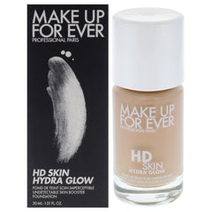 Make Up For Ever front bottle showing label and product benefits
