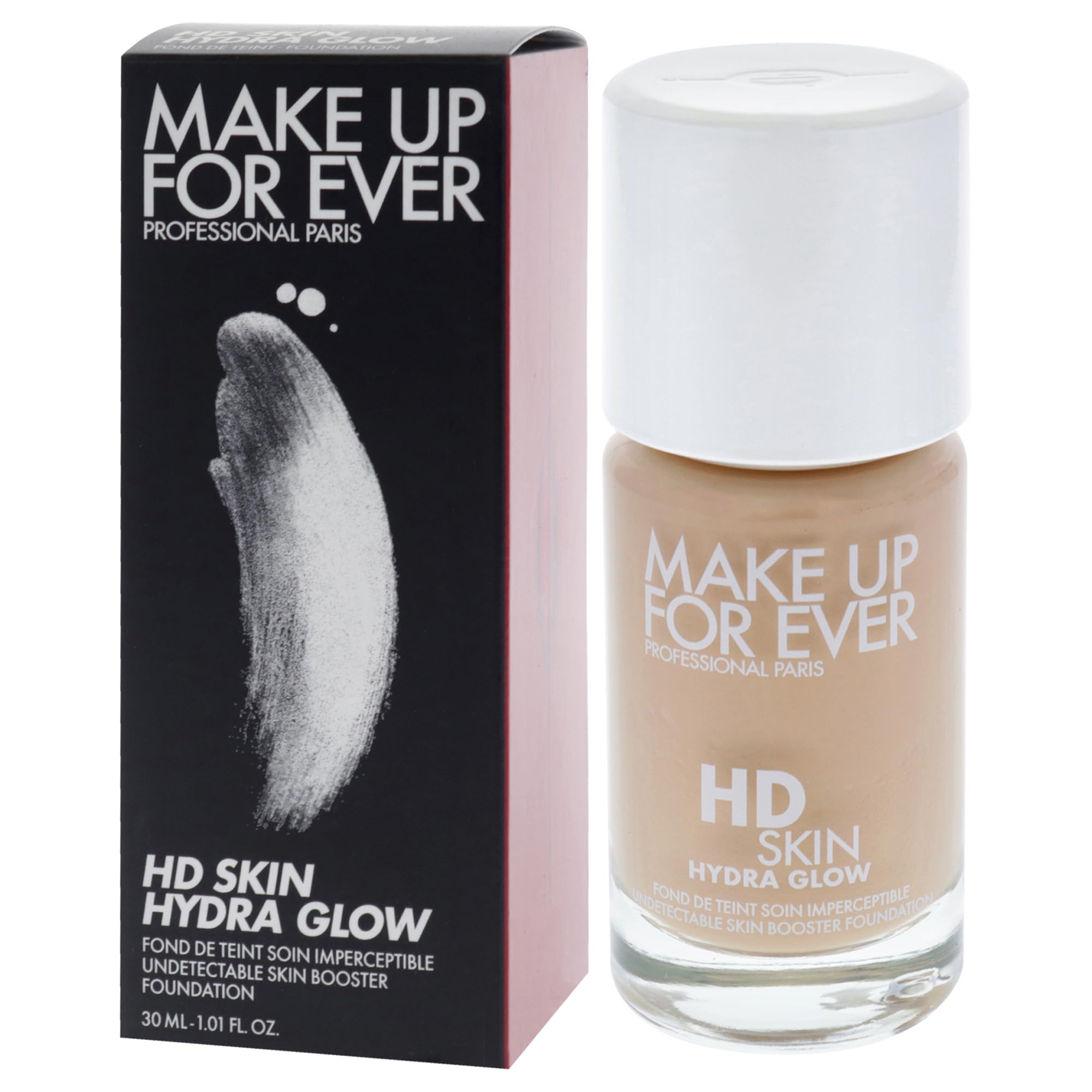 Make Up For Ever close-up on skin demonstrating smooth, luminous coverage