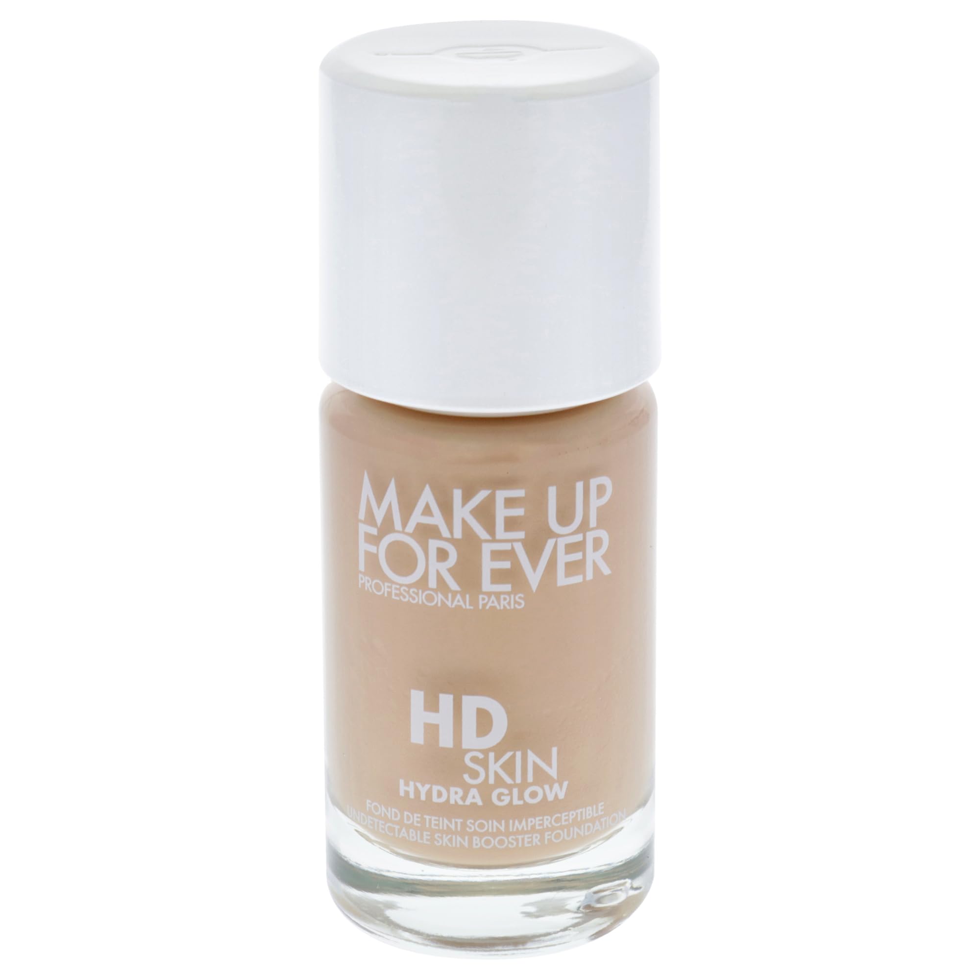 Make Up For Ever pump and cap detail highlighting convenient dispensing