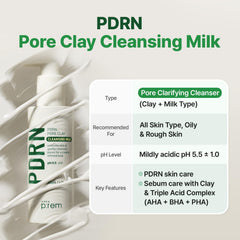 MAKE P:REM texture close-up displaying creamy clay milk and smooth application