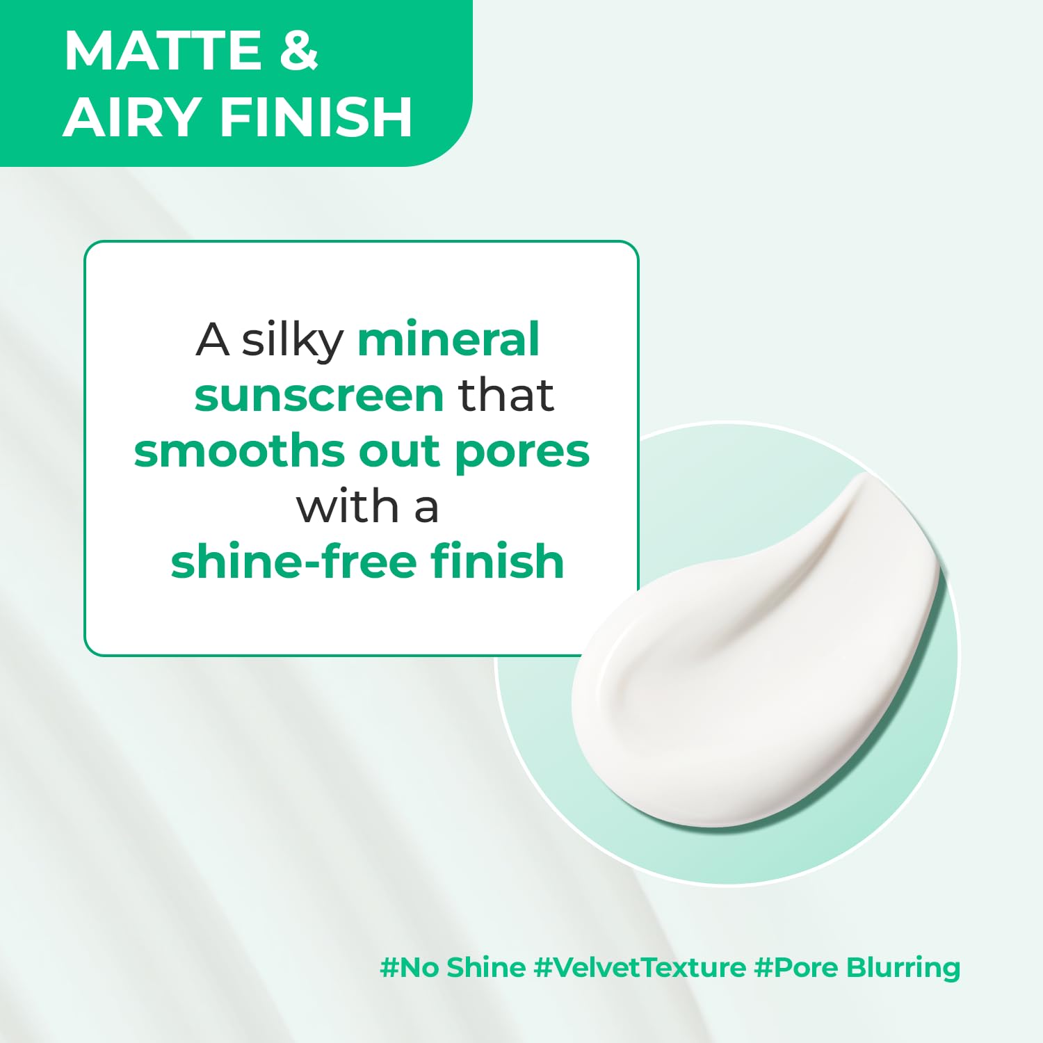 MAKE P:REM creamy-mineral texture close-up illustrating lightweight spreadability and fast absorption