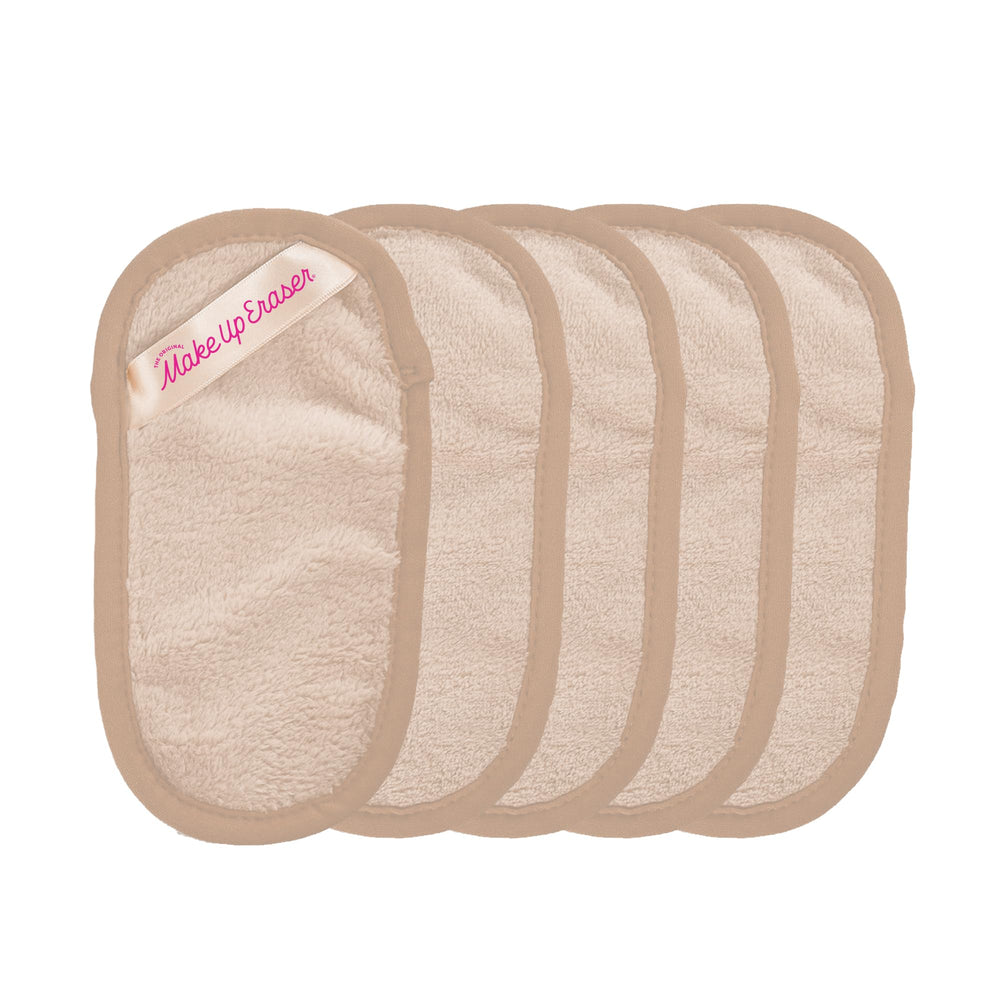 MakeUp Eraser Mini PRO Sweet Cream five-pack front view showing compact packaging and color