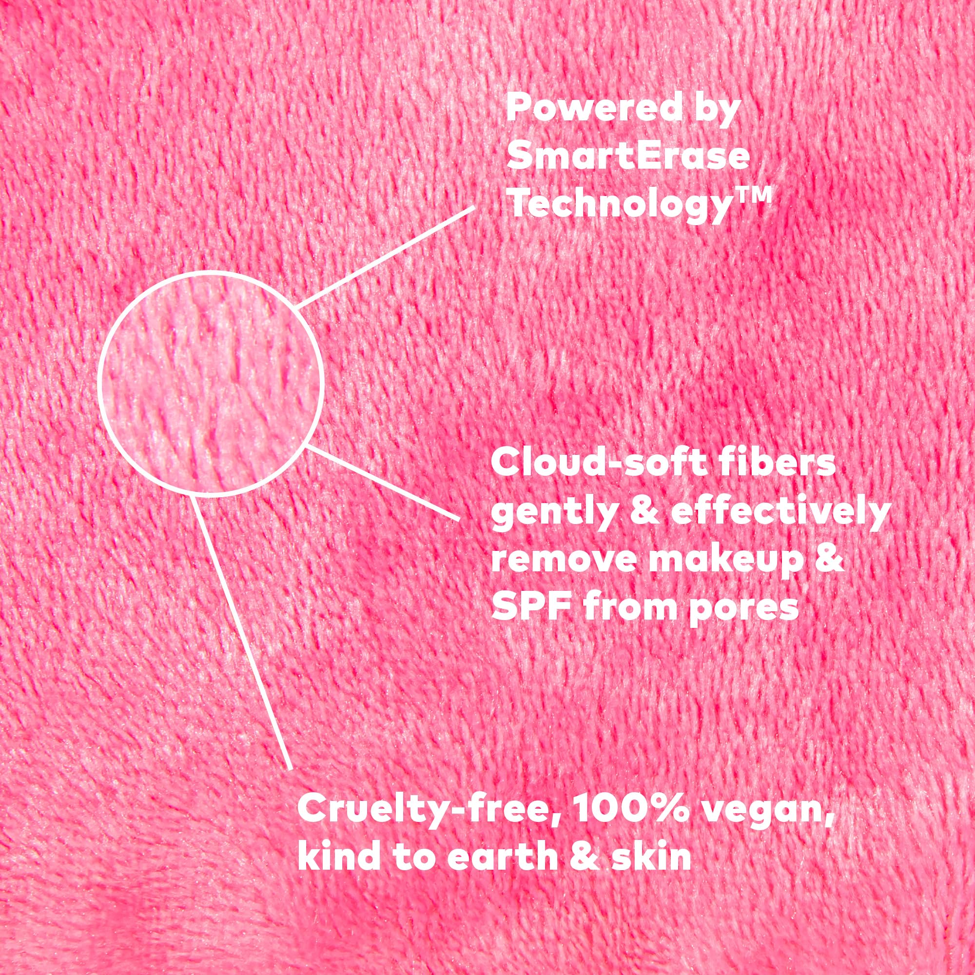 MakeUp Eraser removing waterproof mascara showing effective eye makeup removal