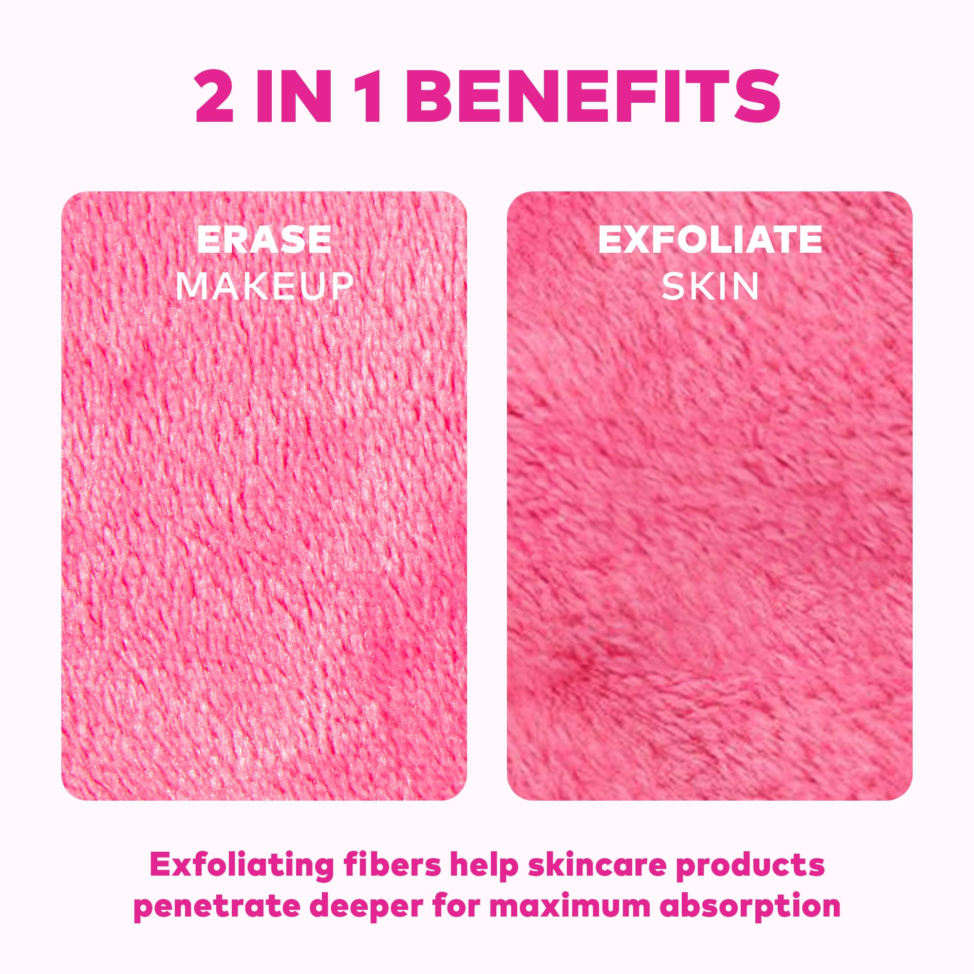 MakeUp Eraser folded in travel bag showing portability and convenience