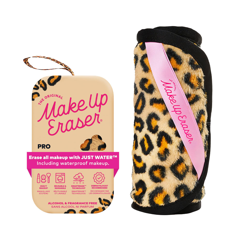 MakeUp Eraser Pro leopard front view showing bold print and full coverage benefit