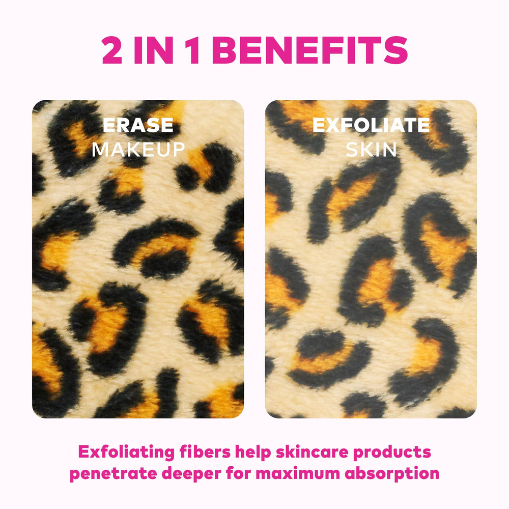 MakeUp Eraser Pro leopard on sink lifestyle setting reducing waste benefit