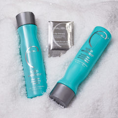 Malibu C creamy conditioner texture close-up demonstrating easy detangling benefit