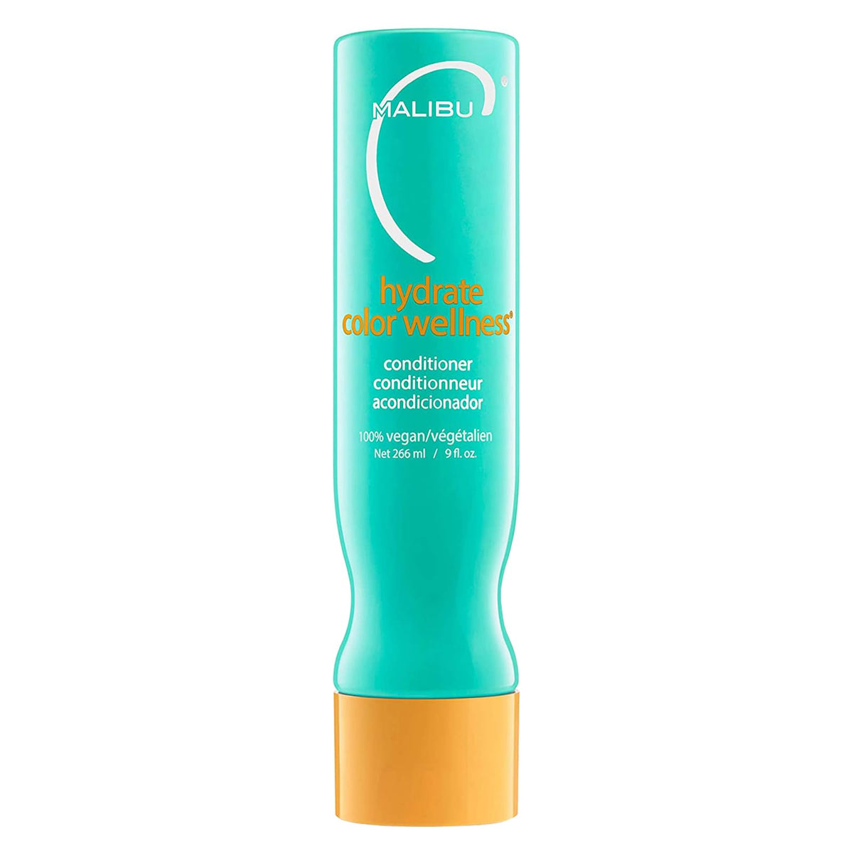 Malibu C front packaging of Hydrate Color Wellness Conditioner showing bottle benefit