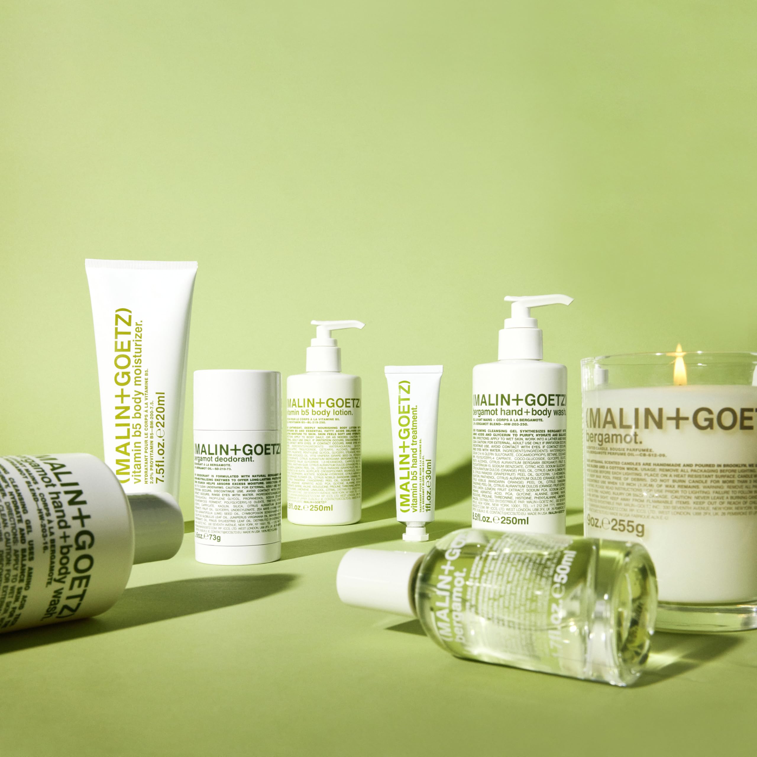 MALIN+GOETZ styled in a modern bathroom conveying elevated, unisex appeal