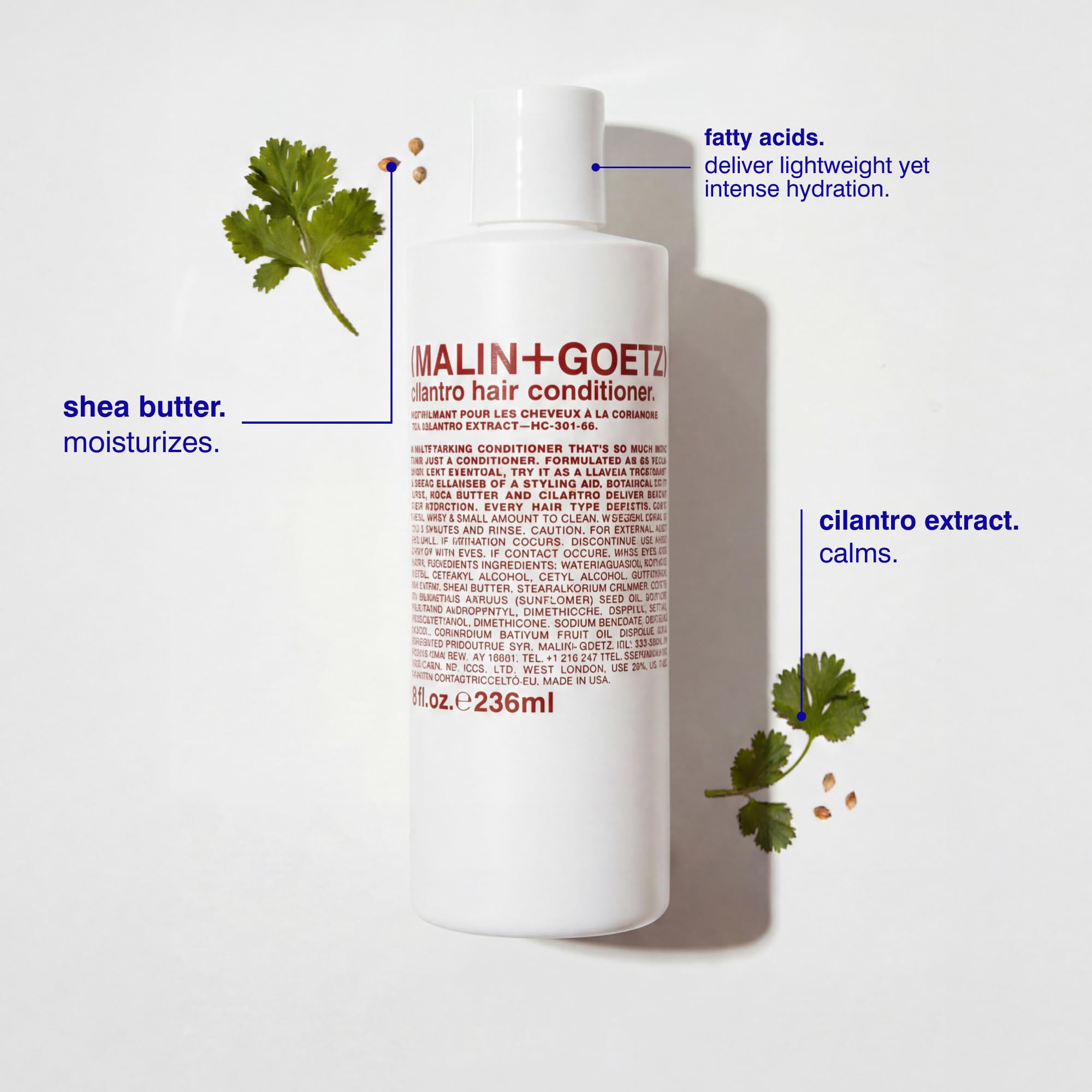 Malin + Goetz pump dispensing conditioner for controlled application