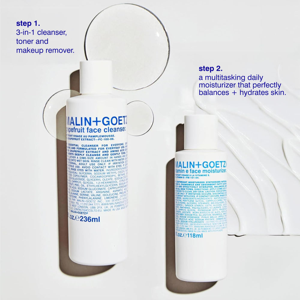 MALIN+GOETZ on vanity in bathroom setting promoting daily use convenience