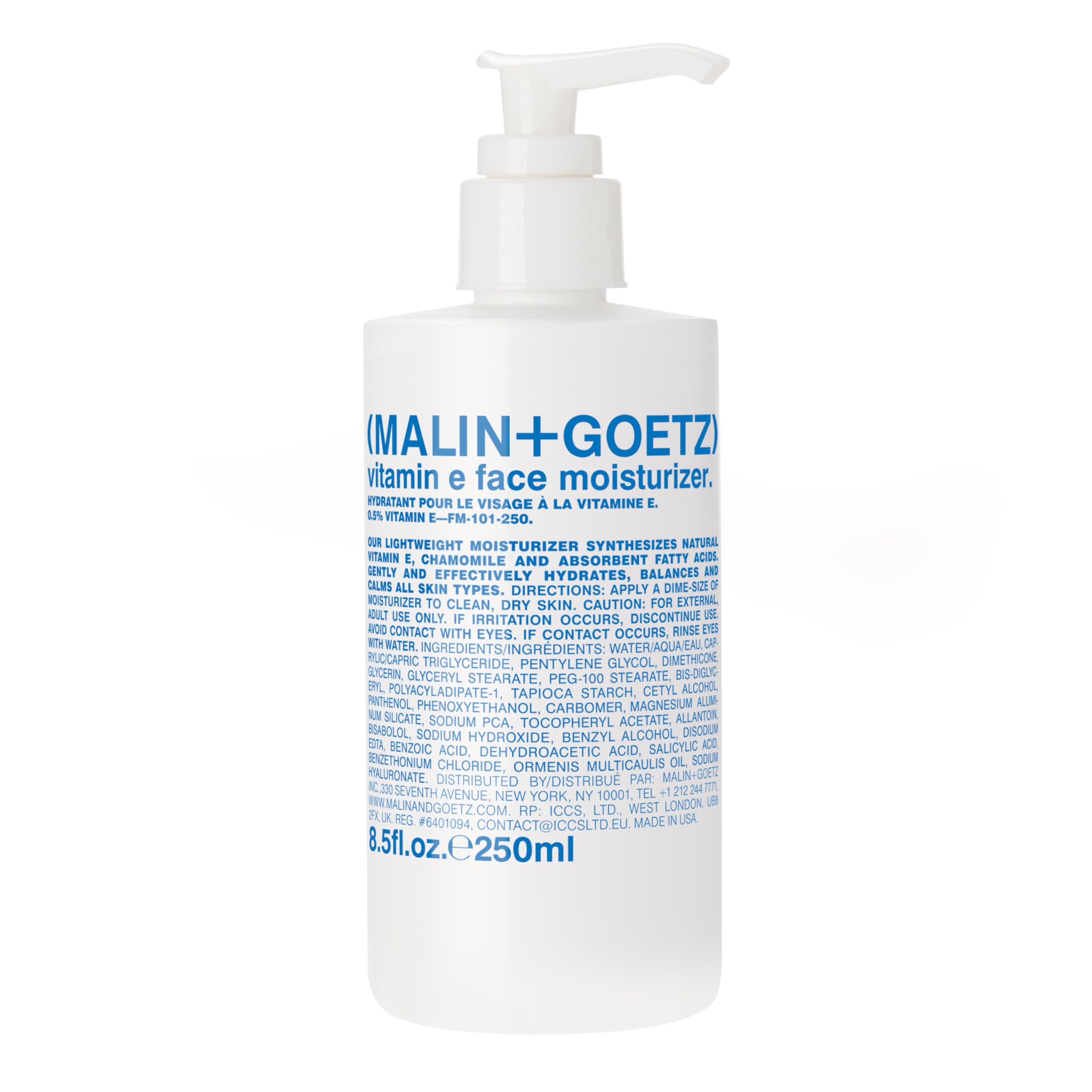 MALIN+GOETZ front packaging showing product and brand for clean storage benefit